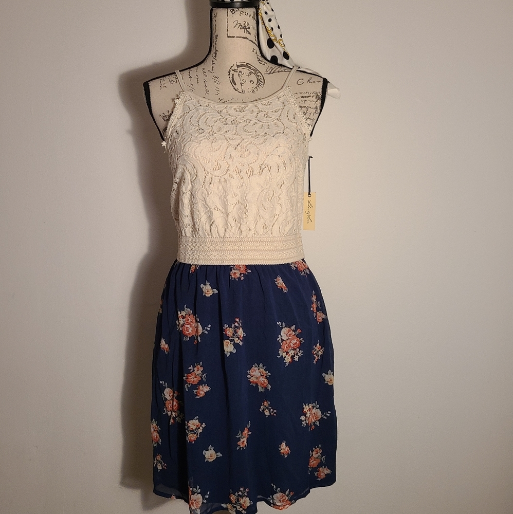 Liberty Love Navy Floral Dress